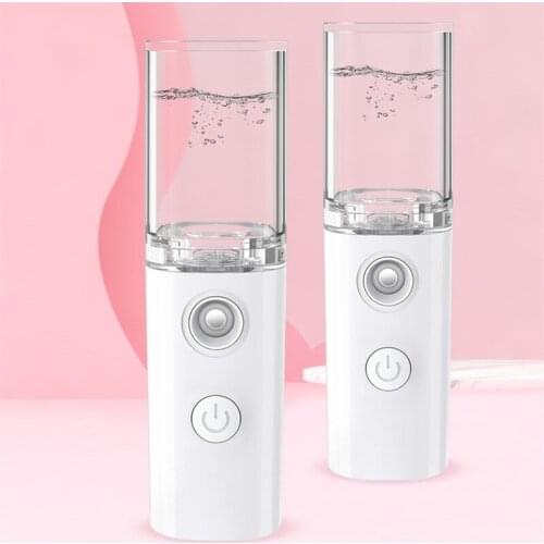 Mini Facial Steamer Nano Face Sprayer Ultrasonic Ozone Mist Humidifier Mister Moisturizing Portable Face Care Device Sprayer