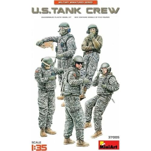 MiniArt 37005 1/35 U.S. Tank Crew - Scale Model Kit