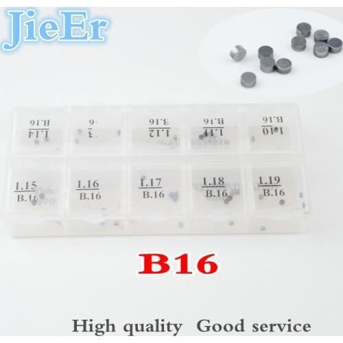 Model:B16 norms:2.3, calibration shim for injector,common rail lift shim set size:1.13mm--1.23mm