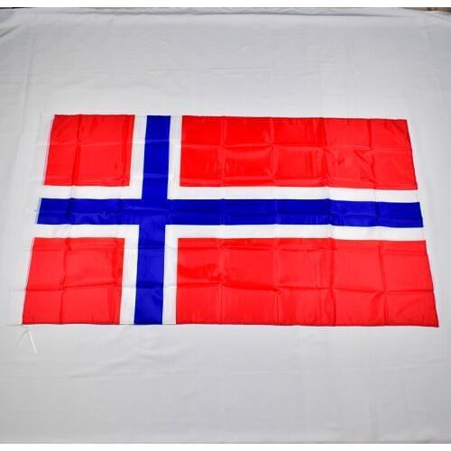 Norway Norseland 90*150cm The Norwegian flag Banner 3x5 Foot Hanging National flag Home Decoration flag