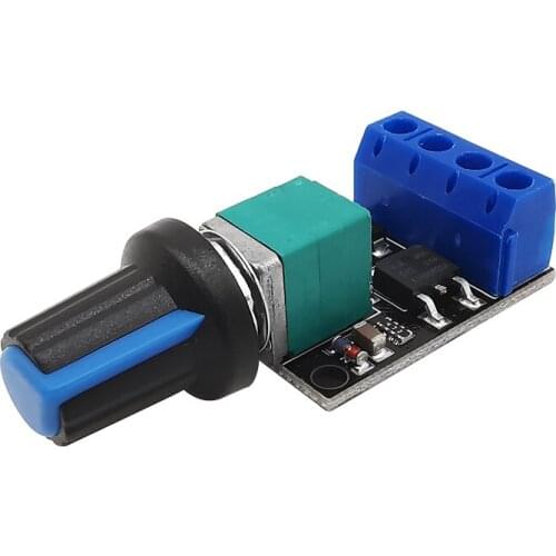 1Pcs PWM DC Motor Speed Controller 5-16V 10A Voltage Regulator Board PWM LED Dimmer Power Controll Linearity Band Switch Module