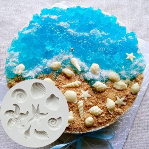 Conch Silicone Mold Candy Mold For Cake Decorating Tools Kitchen Accessories SQ16161