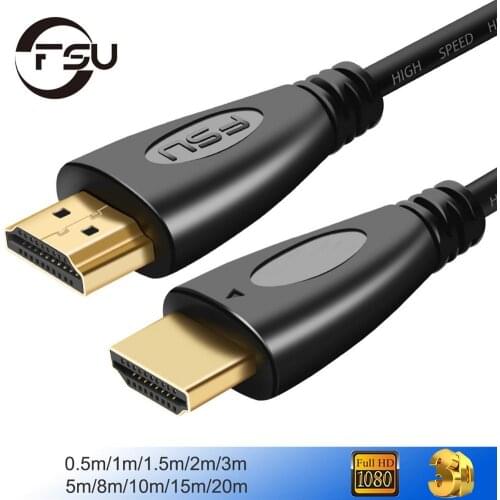 1.5m HDMI-compatible Male-to-Male Cable For HDTV Splitter Digital Analog Converter Home Audio Video Equipment Drop Shipping Hot