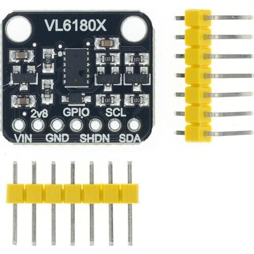 1PCS VL6180 VL6180X Range Finder Optical Ranging Sensor Module for Arduino I2C Interface 3.3V 5V gesture recognition