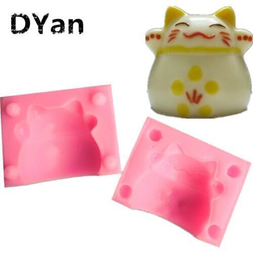 3D Plutus Cat Mold Kitchen Baking Mould Cake Border Silicone Molds Cake Decorating Tools Candy Chocolate Cookie Mould A1502