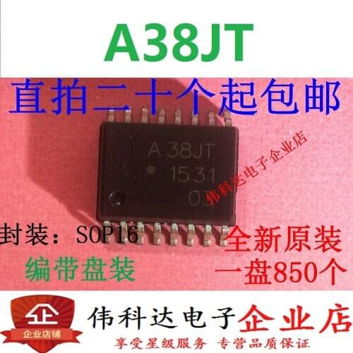 5pcs/lot Brand New Original ACPL-38JT A38jt Sop16/Patch Quality Is Good