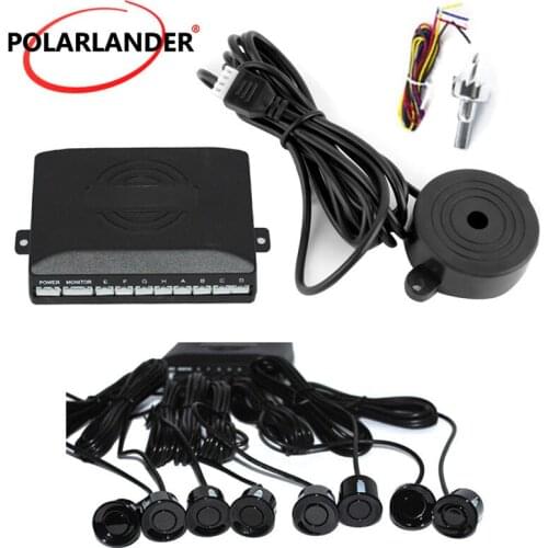 Hot sale 9 colors to choose Car Parking sensor 8 sensors Buzzer Backup Radar Detector System Reverse Sound Alert