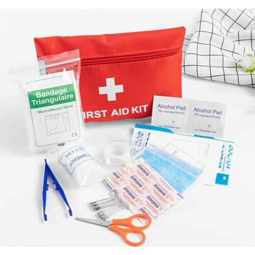 Hot Sale 12 Types Emergency Survival Kit Mini Family First Aid Kit Sport Travel kit Home Medical Bag Outdoor Car First Aid Kit