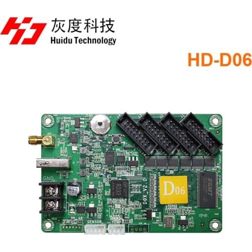 HUIDU full color WIFI U-disk Asynchronous LED Display Control card for small screen HD-D06