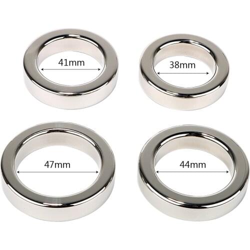 IKOKY Stainless Steel Delay Ejaculation Adult Products Male Chastity Device Metal Cock Ring Penis Ring Sex Toys for Men Male