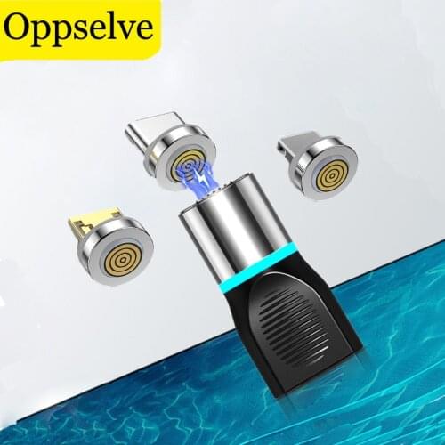 Oppselve Micro Usb Magnetic Charging Adapter Type C Female to Male Converter Type-C Cable Data Transfer Micro USB Connector