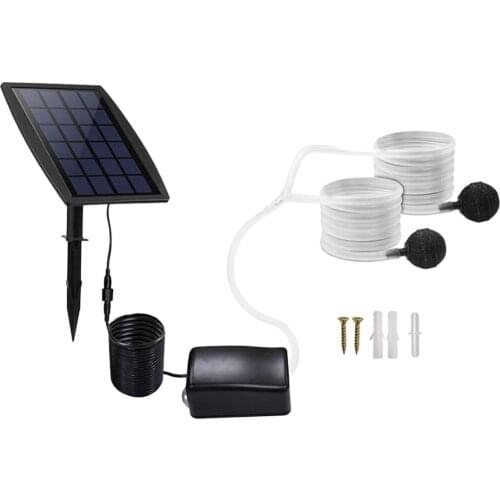 Solar Pond Oxygenator Air Pump Outdoor For Aquarium, Fish Tank, Or Fishing
