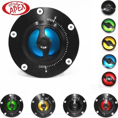 Motorcycle Fuel Tank Cap For Ducati 1199 PANIGALE/PANIGALE S 2012-2018 Nimble Quick Lock Aluminum Keyless Twist off Gas Cover