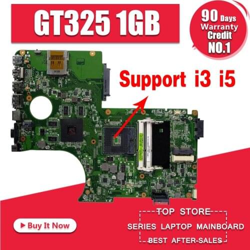 N71JV mainboard Support I3 I5 CPU GT325 1GB For Asus N71J N71JV laptop motherboard can Test work 100% original