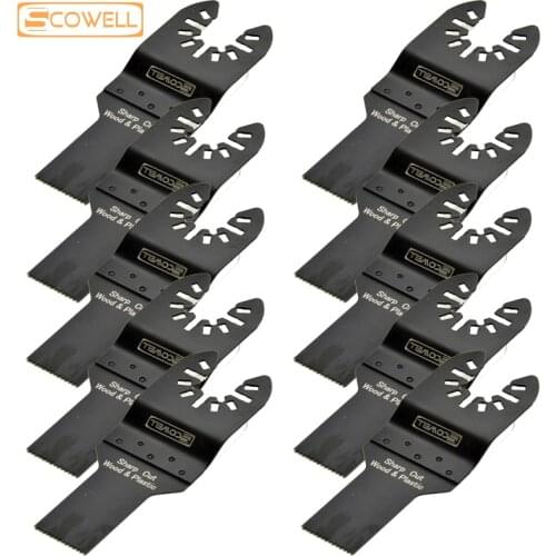 30% Of 10Pack Multi Tool Saw Blades for wood cutting Multimaster Power Tools Plunge Saw Blade Replaced Oscillating Tool Blades