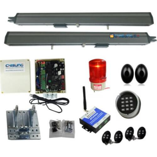 Dual Arms Automatic Swing Gate Opener Motor kit for 250KGS gate 24VDC gate motor