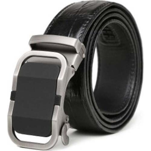 LINSHE crocodile The belt male Genuine leather The real thing Automatic buckle youth fashion belts A suit business