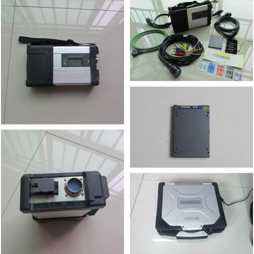 Newest Diagnostic Tool for MB Cars& Trucks MB Star C5 MB SD C5 with software 2020.3v ssd super + toughbook CF-30 Laptop cf30 4g