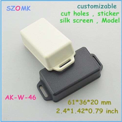 Plastic case electronics electrical junction box (10 pcs) 61*36*20mm Instrument control box plastic enclosure for electronics