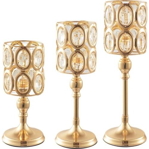 Pillar Candle Holder Tea Light Candle Stand Decorative Wedding Favor S/M/L