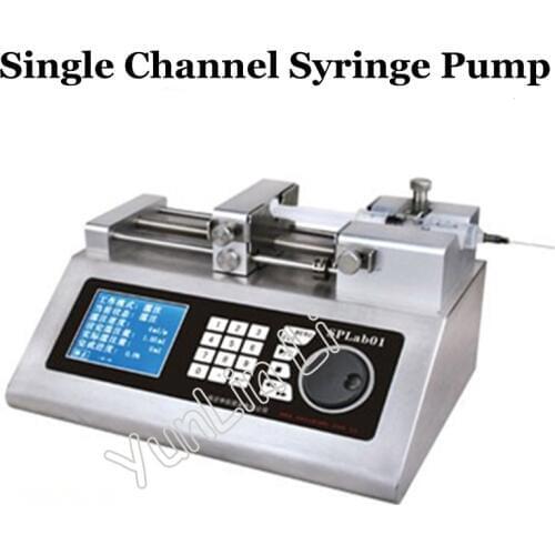 Industrial Syringe Pump 220V/110V Single Channel Syringe Pump Micro Precision Push-pull Pump SPLab01
