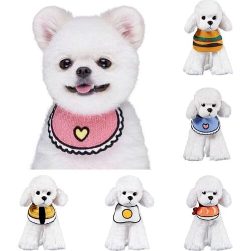 Adjustable Washable Pet Dog Bandana Cat Puppy Kerchief Pet Neckerchief Scarf Dog Saliva Towel Cat Dog Accessories Pet Supplies
