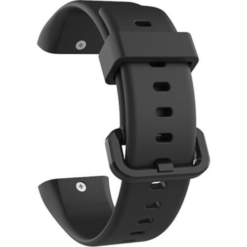 For Huami Amazfit Cor 2 Strap Silicone Bracelet Cor2 Solid Color Soft Watchband Silica Gel Wristbands Black