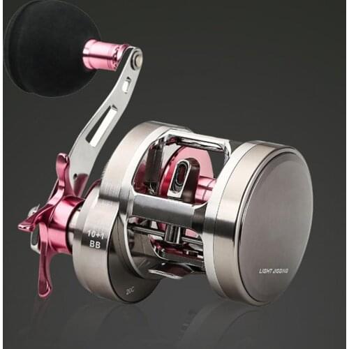 Fishing Reel Smooth Precise One-way left/right Fishing Reel Bearing Stable Fishing Metal Wheel for Fishing