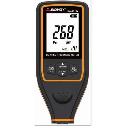 SNDWAY SW-6310A Digital Thickness Guage Paint Film Coating Tester 0~1700um for Paint Enamel Fe/NFe