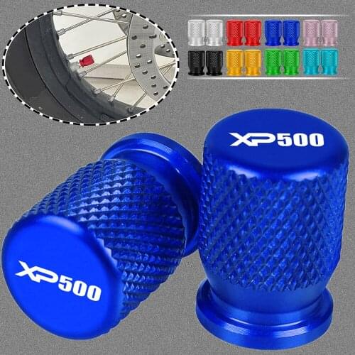 XP 500 Motorcycle Tire Valve Air Port Stem Cover Cap Plug Accessories For YAMAHA XP500 2010 2011 2012 2013 2014 2015 2016