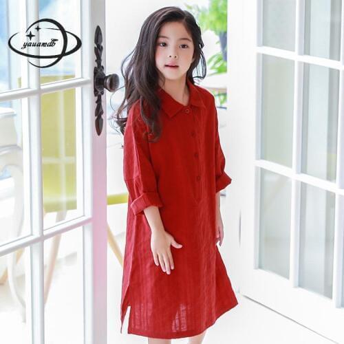 YAUAMDB Casual Dresses For Girls