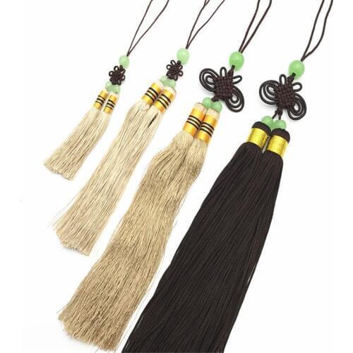 2PCS Double ear tassels large, medium and small No. 3 decorative fan / sword / musical instrument hanging ear tassel