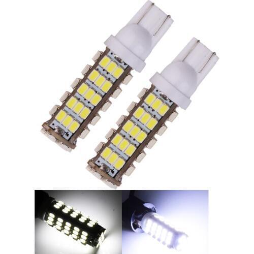2PCS Bright T10 68LED 1206 3020 68 SMD LED Car Auto T10 68smd W5W 194 927 161 Side Wedge Light Lamp Bulb For Clearance Blub