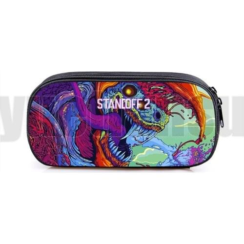 2021 Shooting Game Standoff 2 Pencil Case Purse Wallet 3D anime Cosmetic Bags Children Funny Pen Bag Student Kawaii Pen Box