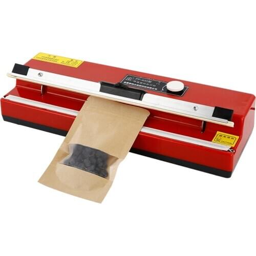 220V Desktop Plastic Film Sealing Machine Aluminum Foil Tea Bag Kraft Paper Bag Moon Cake Food Sealer
