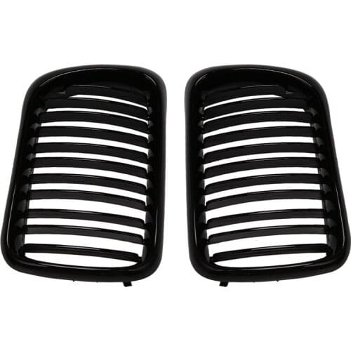 1 Pair Car Grilles Mesh Front Grill 51138122237 51138195152 For-BMW 3 Series E36 97-99 Car Grilles Mesh