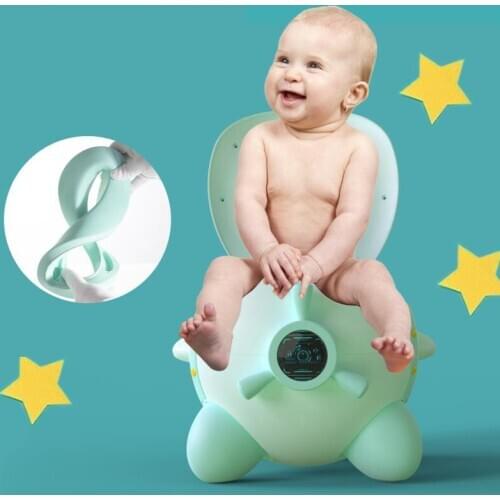 New Baby item Baby Potty Toilet with handle Safe Trainer Potty For Toddler Kids For Free Potty Brush