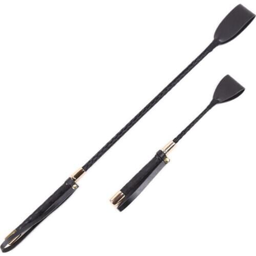 Horse Equipment Racing Horseback Leather Riding Crops Bondage Whip Flogger Spanking Knout BDSM Fetish Product For Women Men