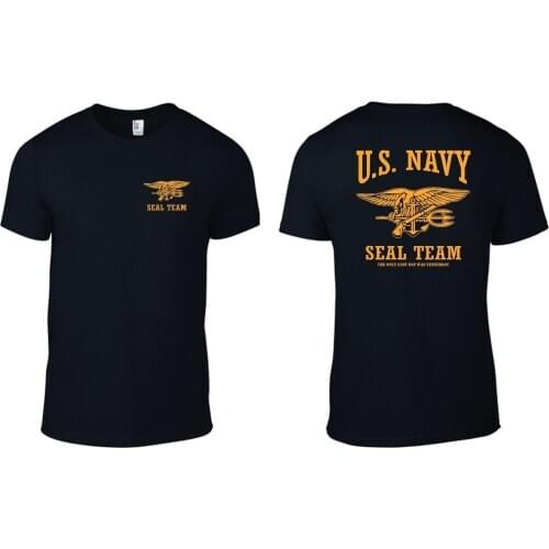 U.S. NAVY SEAL TEAM T-Shirt Only Easy Day Was Yesterday B/Y T-SHIRT Printed T Shirts Short Sleeve Hipster Tee Pharajuku