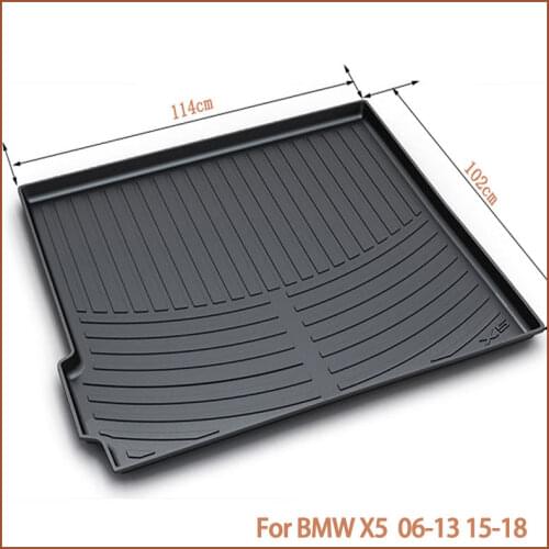 For BMW E70 F15 X5 06-13 15-18 Trunk Mat Waterproof Floor mats Cargo Liner Specialized Car Accessories Carpet Interior Parts