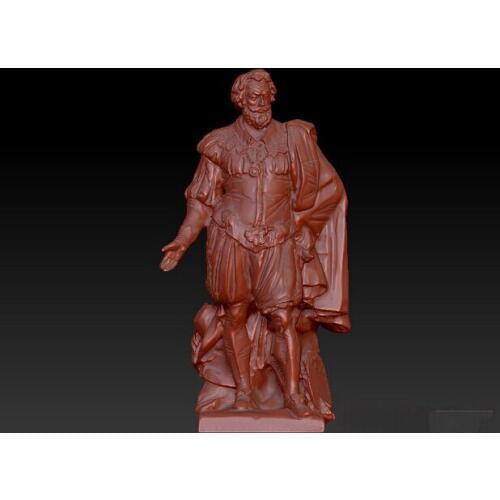 New 3D model relief stl format for CNC Circular engravure Peter Paul Lubensi