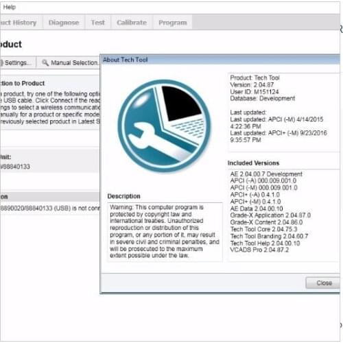 Premium Tech Tool 2.04.87 (PTT / VCADS) 2016 (Development)+Keygen+Devtool Plus-INSTALL UNLIMITED COMPUTER For volvo