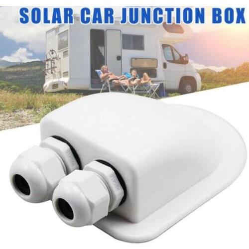 Caravan Solar Car Junction Box Roof Wire Entry Solar Cable Motorhome Junction Box RV Caravan Camper Accessories