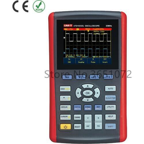 UTD1025DL Handheld Digital Storage Oscilloscope 25MHz Bandwidth