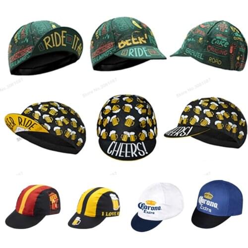 Green/Black Brewery Cycling Cap Beer Cool Breathable Summer Bike Hat Headwear Gorra De Montar