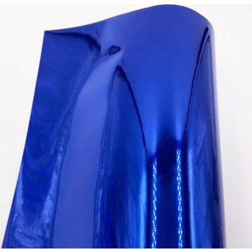 High stretchable Waterproof UV Protected Blue Chrome Mirror Vinyl Wrap Sheet Roll Film Car Sticker Decal Sheet
