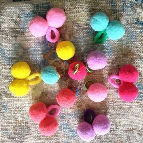 Pet Cats Grooming Accessories Clips Pet Hair Accessory Princess yarn flower Hairpin Pearl Bowknot hairpin headdress