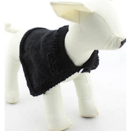 1pcs dogs cats autumn winter warm knitted shawl clothes doggy solid color knittedwear clothing pet dog cat outwear costume XS-XL