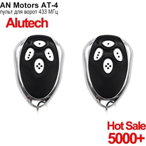 2PCS Remote Alutech AT 4 AR-1-500 AN-Motors AT-4 AR-1-500 ASG1000 ASG 600 Alutech AnMotors for Garage Gate 433MHz