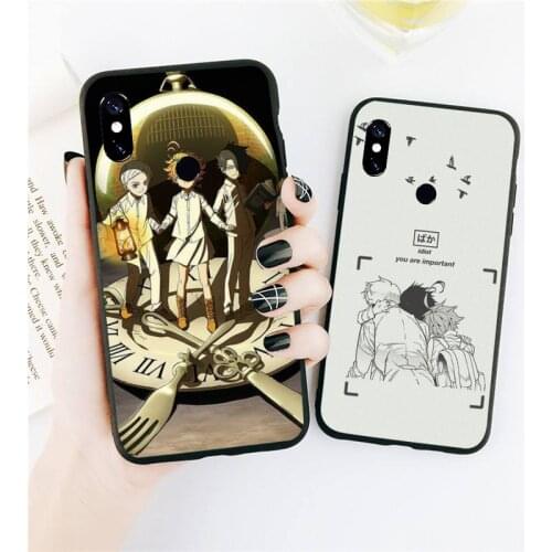The Promised Neverland anime high quality Phone Case coque For Xiaomi Redmi Note 4 4x 5 6 7 8 pro S2 PLUS 6A PRO